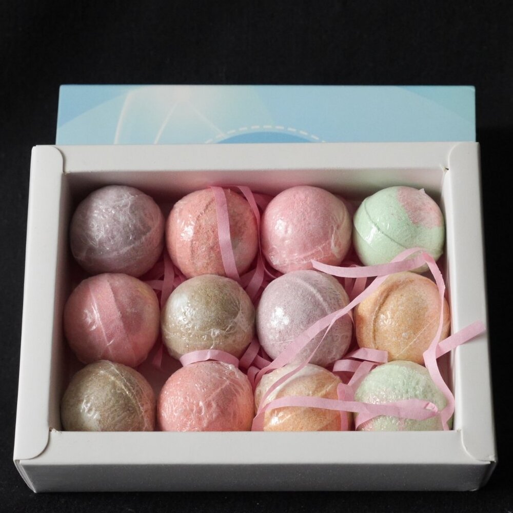 Mini Bath Bomb for Foot Bath Gift Set (12pcs)
